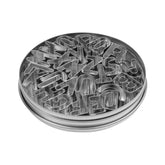 Ateco 6949 26-piece Tin Small Alphabet ABC Cutter Set, 1"