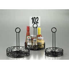 American Metalcraft LDCC16 Ironworks Condiment Rack, 6-1/4"