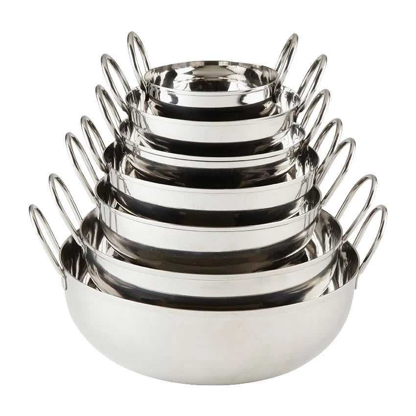 American Metalcraft BD45 16 oz Stainless Steel Balti dish