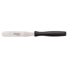 Ateco 1304 Pastry Spatula w/ Black Plastic Handle, 4-1/4"