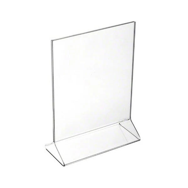 Acrylic Table Tent Card Holder, 5" x 7"
